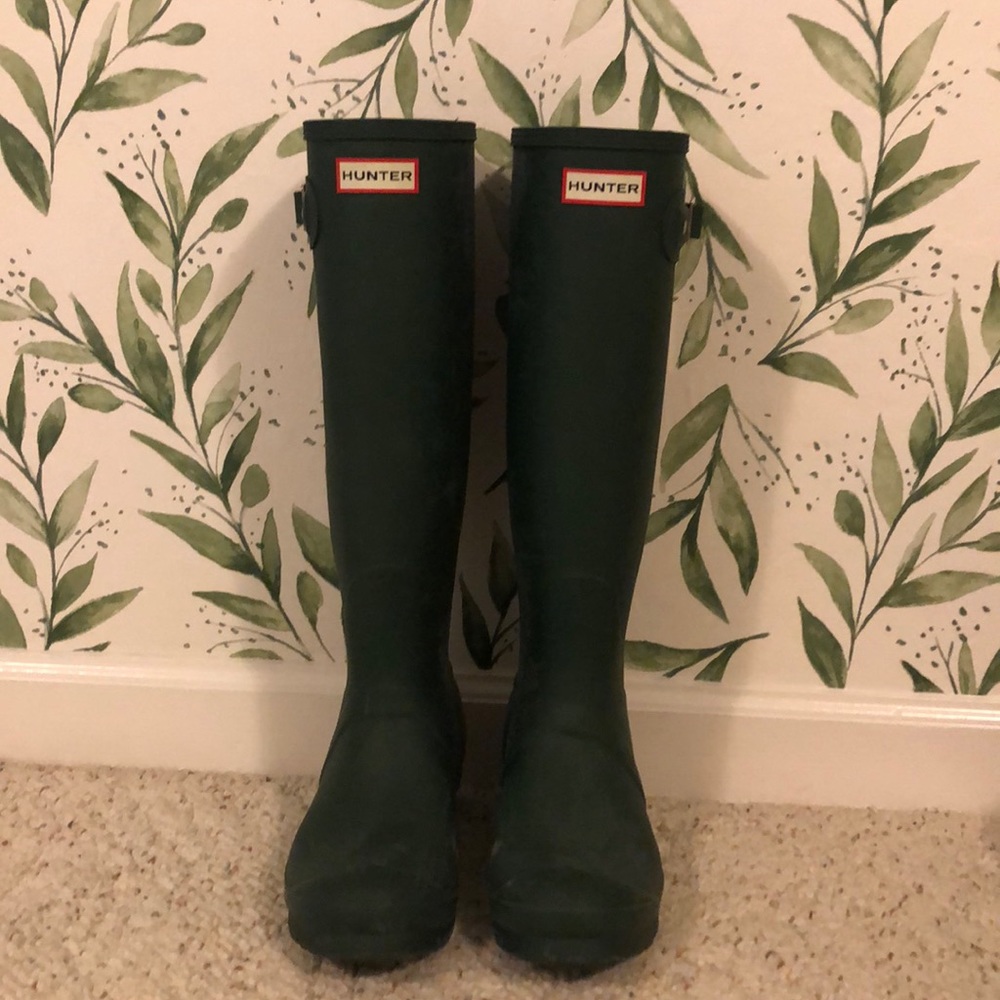 Olive Green Hunter Rainboots